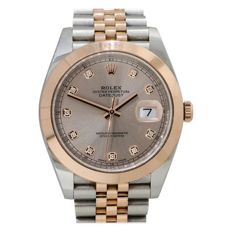 rolex dei just quadrantre rosa corona oro bianco|A Week On The Wrist The Rolex Datejust .